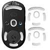 2 Sets Mouse Skates for Logitech G PRO 2 Lightspeed Wireless/G PRO Wireless Gaming Mouse Feet Pads Mouse Skates Replacement Smooth Durable Game Mice Accessories 0.8mm PTFE Makings(White)