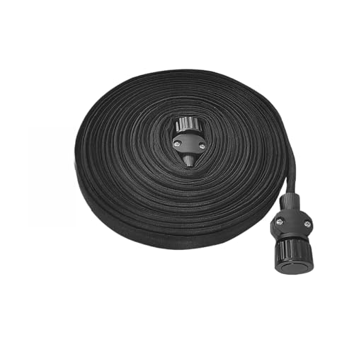 Manguera de riego para jardín: manguera para riego de jardín, tubo ďe ŕiego plano flexible, accesorio řiego đe césped y plantas, mangueras duraderas a prueba d́e fugas macizos d̄e flores dé jardines