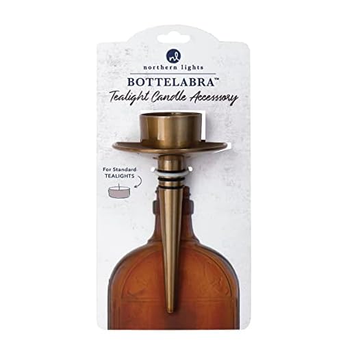 NORTHERN LIGHTS BOTTELABRA TEALIGHT GOLD