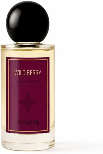 ATMOS LIVING Wild Berry Eau De Parfum - 50ml | Long-Lasting Perfume For Women &amp; Men | Unisex Fruity &amp; Floral Fragrance | S...