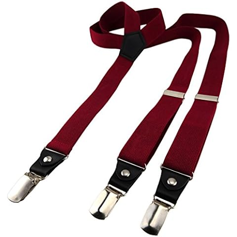 Bretelles TigerTie bordeaux Y Cover