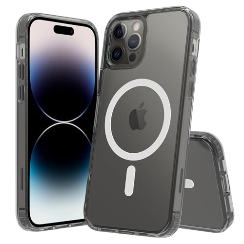 �Ή� iPhone 14 Pro Max �P�[�X �J�o�[ �����V�F�� MagSafe�Ή� 3�{�ČRMIL�K�i ���΂ݖh�~ ���C�����X�[�d �ϏՌ� ���h�~ �y�� �}�O�l�b�g�X�}�z�P�[�X �X�g���b�v�����\ Qi2.2�Ή� �ő�25W�����[�d ��Phone14