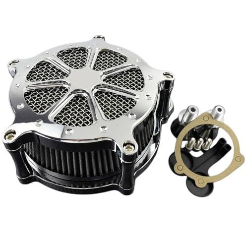 Filtre à air moto chromé améliore le rendement de Sportster
