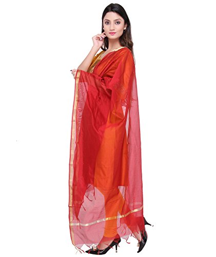 Indian Plain Silk Dupatta,Stole, Scarf, Chunni for Woman2