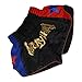 Anotherboxer Unisex Muay Thai Kickboxing for MMA Shorts, Breathable Polyester Fighting Shorts with Elastic Waist, Black, Size M（Black） S