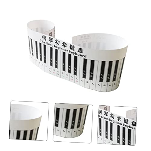 Clavier de piano simulé bande de notes de clavier Sticker clavier piano débutant claviers instrument piano enfant étiquette d’autocollant de clavier de piano clavier pour piano PVC TOYANDONA - Les Beatles, Paul McCartney, John Lennon, RIngo Starr, George Harrison Clavier de piano simulé bande de notes de clavier Sticker clavier piano débutant claviers instrument piano enfant étiquette d'autocollant de clavier de piano clavier pour piano PVC TOYANDONA – Image 6