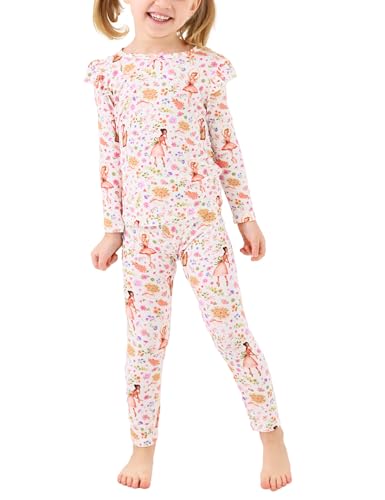 5 Adorable Girls Ballet Pajamas That Make Bedtime a Dream 2 Bamboo Viscose Toddler Girl Pajamas Lounge Set