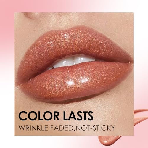 LANGMANNI 12Pcs Lip gloss Collection Makeup Set, Shiny Smooth Soft Liquid Lip Glosses Lip Stain With Rich Varied Colors For Girls And Women Makeup (Shimmery-B) — view 3