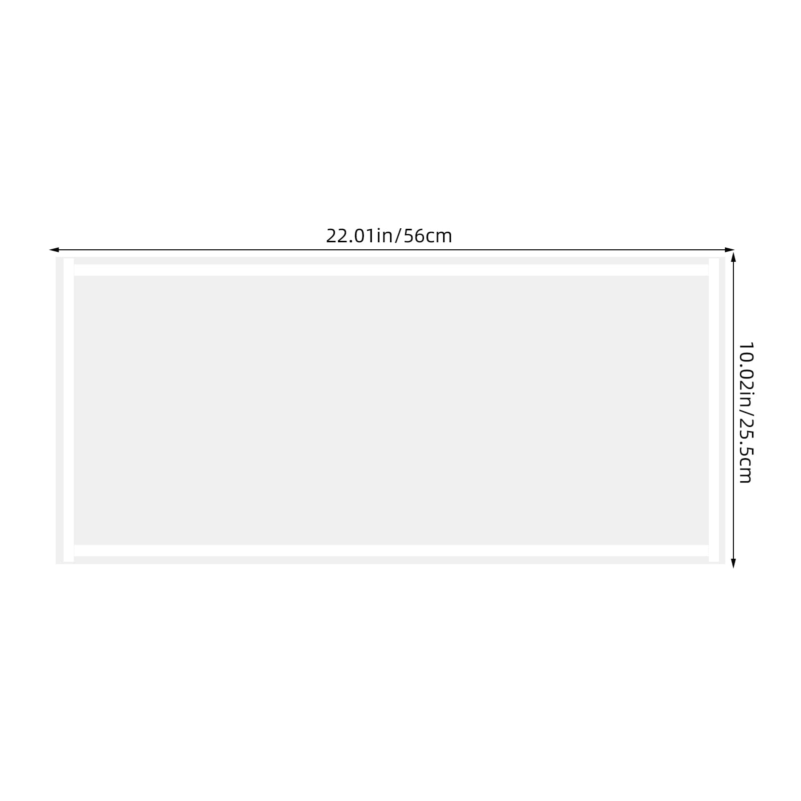 Lot de 6 cache-lentilles pour cabines de sablage - 55,8 x 25,4 cm - Film de protection de fenêtre abrasif autocollant transparent - Vue haute définition
