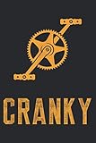 vintage bicycles south africa  Bicycle Cranky Retro Vintage Cyclist Biker Gift: Undated Daily Planner Journal - 6 x 9 inch Notebook Planner, Daily Organizer, 114 Pages