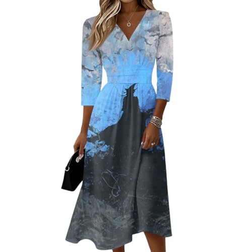 Robe femme col en V facile à enfiler pour affiner la silhouette sans effort