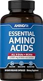 Piping Rock Essential Amino Acids Supplement | 3000mg | 180 Capsules | Complex Blend for Men and Women | EAA and BCAA | Non-GMO, Gluten Free | by Fitness Labs