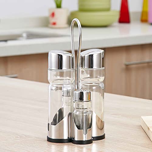 Seasoning Bottle Set, Multi purpose Oil Vinegar Salt Shakers with Stainless Steel, Suitable for Kitchen, Restaurant, Bar by Hztyyier - Image 6