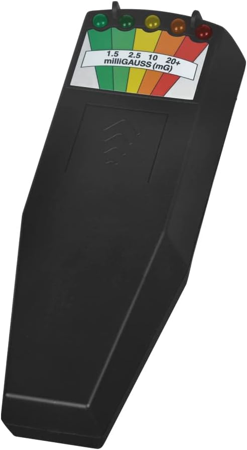 EMF Meter, LED EMF Meter Magnetic Field Detector, Ghost Hunting Equipment Tester, Portable Handheld EMF Meter for Indoor & Outdoor Inspections