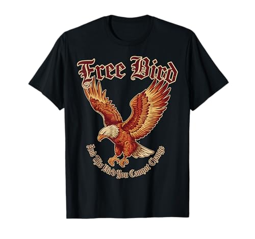 Free Bird Soaring Eagle Independence Strength Freedom T-Shirt