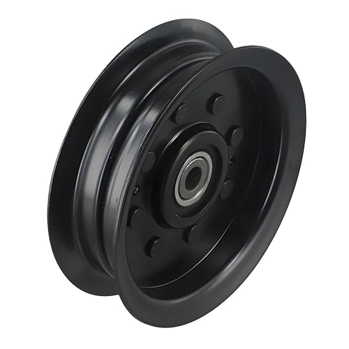 Kompatible Riemenscheibe 532196104 Compatible for Craftsman/Husqvarna/Poulan - Flache Riemenscheibe 196104 197380 532197380, für 42 46 48 54 Mäherdeck, Compatible for AYP 197379 & OEM 532196106