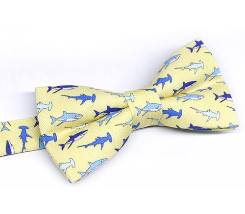 Image of Colorful Fun Pattern Pre-Tied Bow Tie Mens Floral Space Adjustable Bowtie