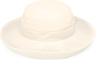 Wallaroo Hat Company Women's Casual Traveler Sun Hat - UPF 50+ Sun Protection, Wide Brim, Packable, Adjustable