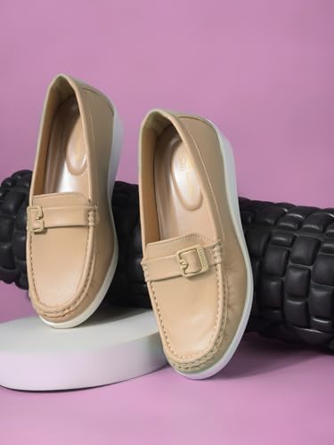 Image of Bata Women's Slip-On Shoes | Comfortable, Stylish Footwear | Easy Wear, Cushioned Insole, Durable Sole | Perfect for Casual, Office, and Everyday Use