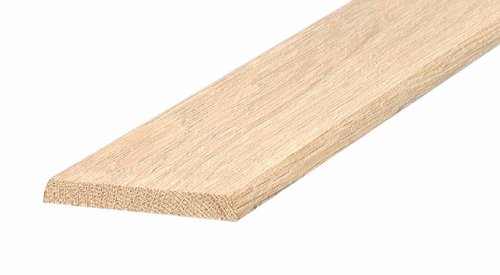 M-D Building Products 11924 3-Inch Flat Hardwood Threshold with 36-Inch,Aluminum