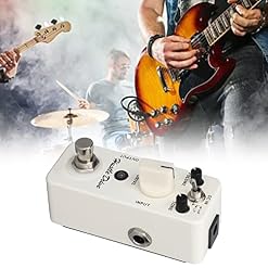 FECAMOS Pédale d’effet de Guitare électrique, Accessoire de pédales d’effets Hustle Drive en métal Blanc pour Jouer - Les Beatles, Paul McCartney, John Lennon, RIngo Starr, George Harrison FECAMOS Pédale d'effet de Guitare électrique, Accessoire de pédales d'effets Hustle Drive en métal Blanc pour Jouer – Image 3