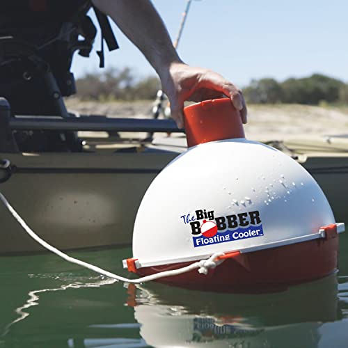 The Big Bobber Floating Cooler, Insulated To Keep Up To 12 Cans Cool All Day, Portable And Great For Fishing, Boating, And Pools. #TOP4