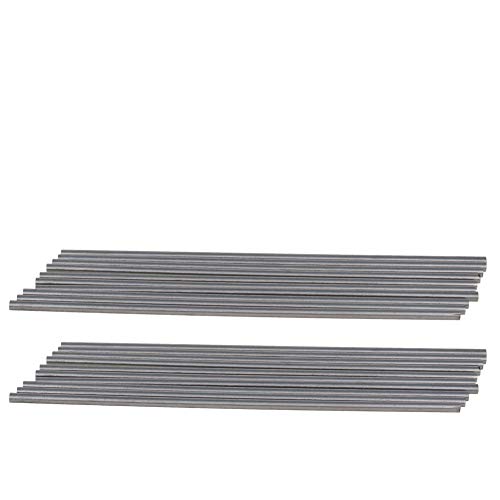 Utoolmart 旋盤バー ラウンド ロッド HSS丸棒 直径 2.3mm x 長さ 100mm 20個入り 旋盤丸棒 旋盤ラウンドロッド DIY RCモデル RCカー車 旋盤CNC