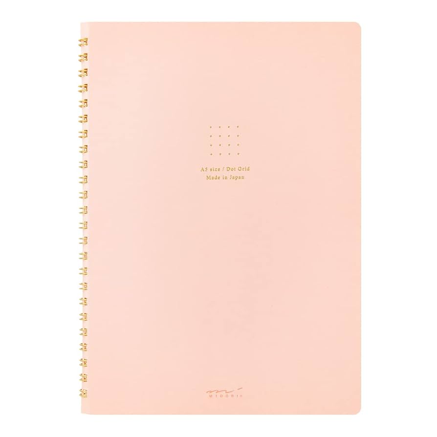 ベージュ　ノート Amazon | ミドリ ノート WM ノート カタガミ横罫 木立柄