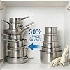 2PCS Removable Pot Handle Wood, 7.5" Detachable Handle for Pots and Pans, Durable & Heat-Resistant Universal Cookware Handle Replacement (Cream White) #4