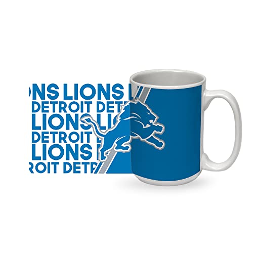Image of Rico Industries NFL Football 15 oz White Ceramic Mug