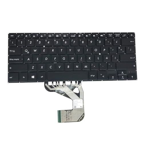 Clavier rétroéclairé espagnol de rechange pour ASUS VivoBook UX406 S406