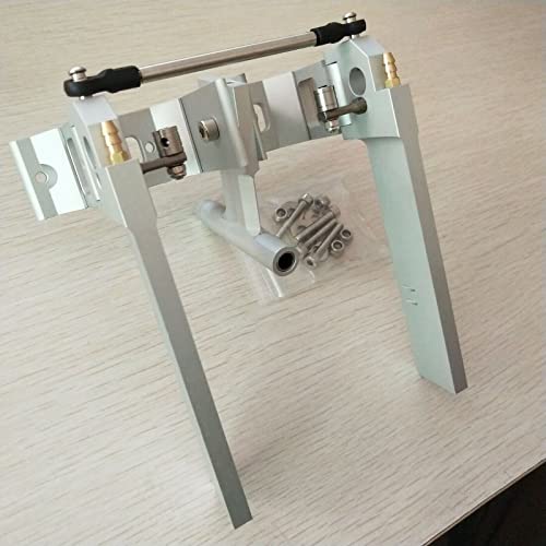 Perfectplaza 1Set Cnc Alu Dual Rudder With 1/4" Flex Cable Set For Rc Boat Rc#286 #TOP2