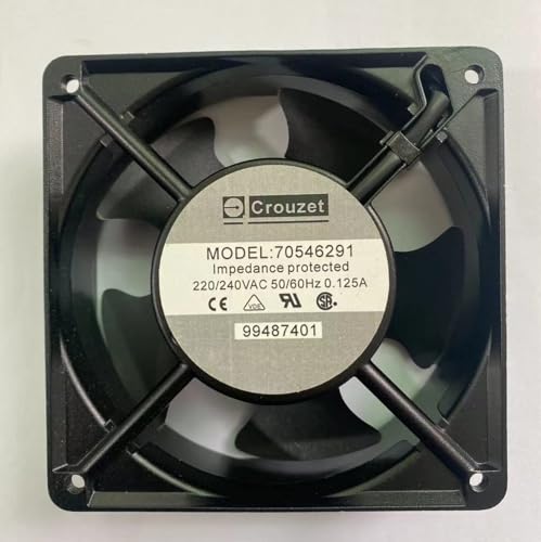 BeautyRainbow Ventilatore Aria 12CM 220/240VAC 0.125A per Computer desktop, Computer portatile, Router, Server