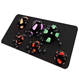 Alfombrilla de Ratón para Alfombras Alfombrilla de Ratón Grande para Juegos Teclado con Cerradura Almohadilla Grande de Goma Lavable Regalo para Niños 700X300X3Mm