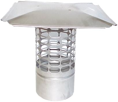 11" Slip-in Round Stainless Steel 3/4 Mesh Cap