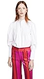 diane fürstenberg blusen Dry clean Diane Von Furstenberg Women\'s Pin Tuck Shirt, White, 8