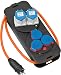 Produktbild Brennenstuhl CEE 230V Camping Stromverteiler mit Schutzkontakt-Stecker (2X CEE Steckdosen, 3X Schutzkontakt-Steckdosen, 1,5m H07RN-F 3G2,5 Kabel in Orange, ideal für Campingeinsatz, Made in Germany)