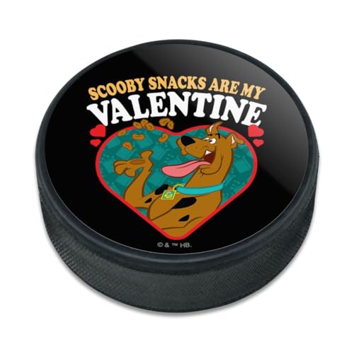Scooby Doo Scooby Snacks are my Valentine Ice Hockey Puck