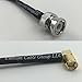 3 feet RG58 BNC MALE to RP-SMA MALE ANGLE Pigtail Jumper RF coaxial cable 50ohm Quick USA Shipping