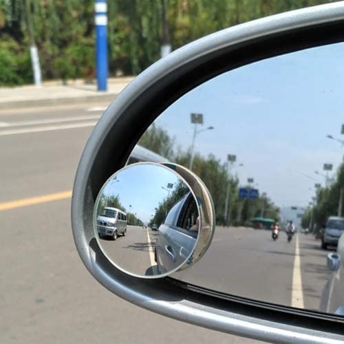 WorldCare® 2 PCS Xiaolin XL-1008A Car Blind Spot Rear View 360 Degree Angle Adjustable Wide Angle Mirror, Diameter 5cm458466 | Pack of 1