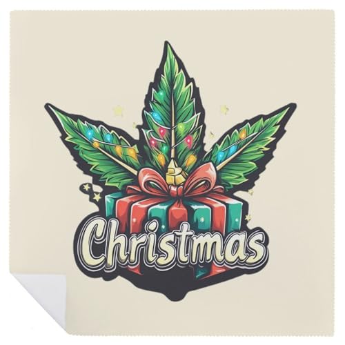 Servilletas de tela reutilizables de Navidad para mesa de comedor cuadrada 7