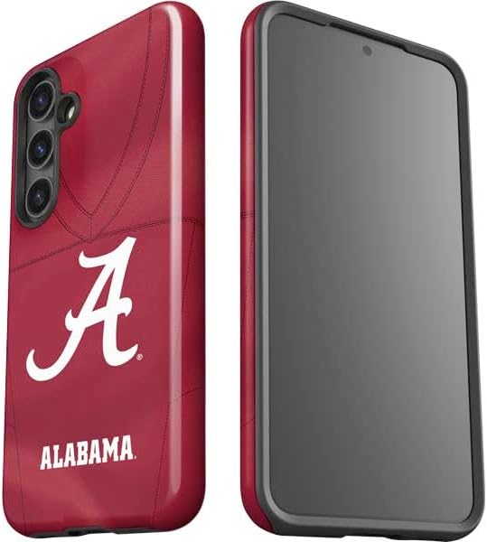 Skinit Impact Phone Case Compatible with Galaxy S24 Plus - Officially Licensed University of Alabama Maroon Jersey Design