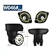 Xuulan Xianglaa-Wheel casters, Suitcase casters, Luggage Replacement Wheels, Repair Luggage Wheel, Folding Spinner Wheels Replacement, suitcases, Furniture Parts (Color : W046 Small Black)