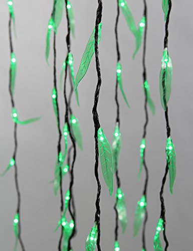 Lightshare 5.5 Feet 200 Led Willow Tree Light, Green Light For Summer Home Garden Decoration,Wedding,Birthday,Christmas,Holiday,Party Decoration #TOP4