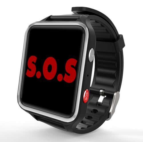Cpr Guardian One Touch - Sos Alarm For Elderly - Emergency Call Button For Elderly With 2 Way Calling - Sos Button, Phone, Watch - No App, No Gps (Bla