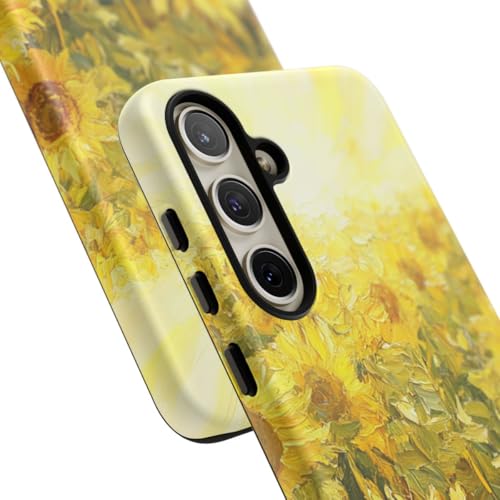 Coque mate rigide Samsung S24 Plus tournesol premium - 2