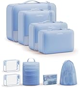 11 Set / 9 Set Packing Cubes for Travel,Gifts for Women Mom Kids,TSA Approved Bags for Makeup,Cos...