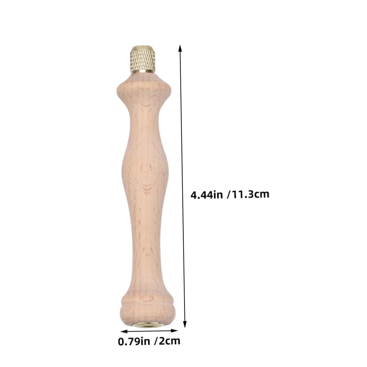 Housoutil DIY Embroidery Punch Needle Set Wooden Handle Craft Needle Kit for Thick Yarn Embroidery