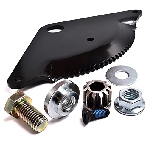 HD Switch - Improved Steering Gear Rebuild Kit for Ariens 21546335 Sector Plate & 21548920/21549002 Shaft Pinion, w/Precision Billet Pivot Bushing & Mounting Hardware 21548921 21546339 21546797