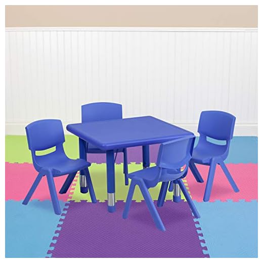 Flash Furniture Adjustable Kids Activity Table Set